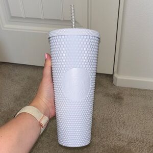 Starbucks White Textured Cold Cup